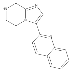 2-(5,6,7,8-Tetrahydroimidazo[1,2-a]pyrazin-3-yl)quinoline结构式
