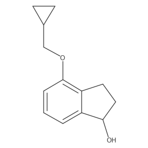 4-(cyclopropylmethoxy)-2,3-dihydro-1H-inden-1-ol Structure