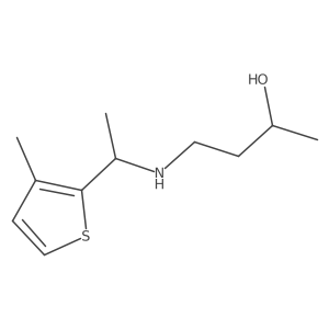 4-{[1-(3-Methylthiophen-2-yl)ethyl]amino}butan-2-ol Structure