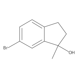1H-Inden-1-ol, 6-bromo-2,3-dihydro-1-methyl- Structure
