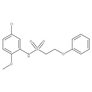 N-(5-chloro-2-methoxyphenyl)-2-phenoxyethanesulfonamide Structure