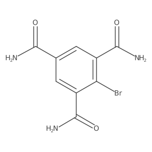 2-Bromo-1,3,5-benzenetricarboxamide结构式