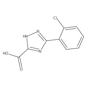 3-(2-Chlorophenyl)-1H-1,2,4-triazole-5-carboxylic acid Structure
