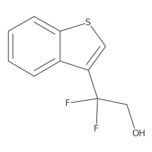 Benzo[b]thiophene-3-ethanol, beta,beta-difluoro-结构式