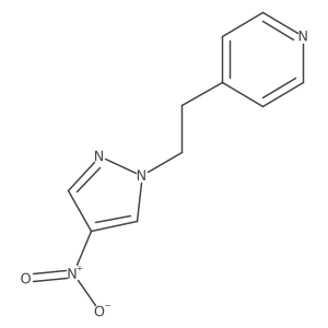 4-[2-(4-nitro-1H-pyrazol-1-yl)ethyl]pyridine Structure