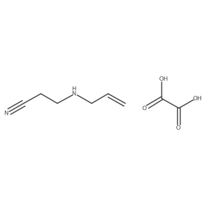 3-[(Prop-2-en-1-yl)amino]propanenitrile, oxalic acid Structure