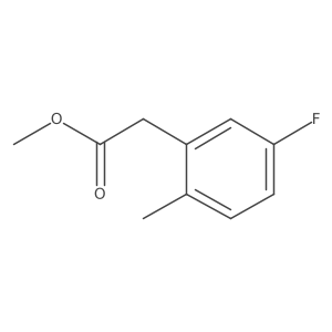 Methyl 2-(5-fluoro-2-methylphenyl)acetate Structure