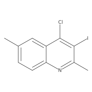 4-Chloro-2,6-dimethyl-3-iodoquinoline Structure
