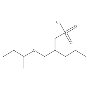 2-[(Butan-2-yloxy)methyl]pentane-1-sulfonyl chloride Structure