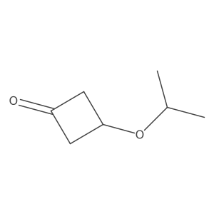 3-(Propan-2-yloxy)cyclobutan-1-one结构式