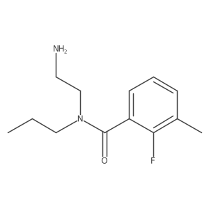 Benzamide, N-(2-aminoethyl)-2-fluoro-3-methyl-N-propyl- Structure