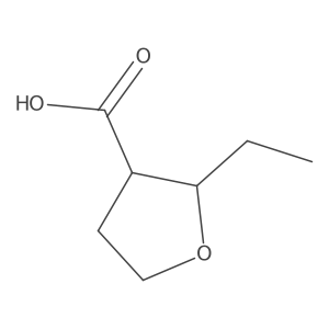 2-Ethyloxolane-3-carboxylic acid Structure