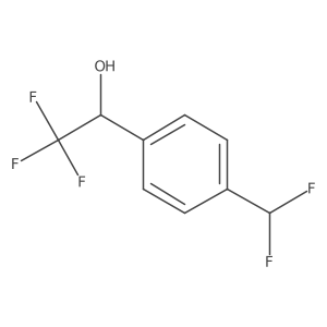 1-(4-(Difluoromethyl)phenyl)-2,2,2-trifluoroethanol Structure