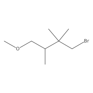 1-Bromo-4-methoxy-2,2,3-trimethylbutane Structure