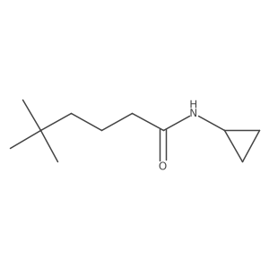 N-cyclopropyl-5,5-dimethylhexanamide Structure