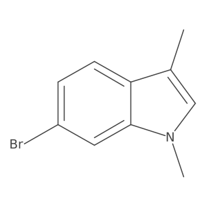 6-Bromo-1,3-dimethyl-1H-indole Structure
