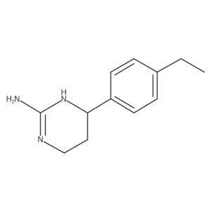 6-(4-Ethylphenyl)-1,4,5,6-tetrahydropyrimidin-2-amine结构式