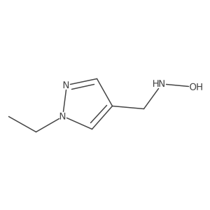 n-[(1-Ethyl-1h-pyrazol-4-yl)methyl]hydroxylamine Structure