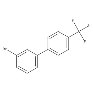 3-Bromo-4'-trifluoromethyl-biphenyl Structure