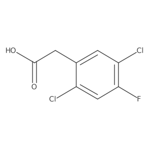 2,5-Dichloro-4-fluorophenylacetic acid结构式