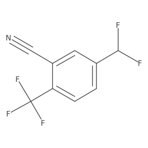 5-Difluoromethyl-2-(trifluoromethyl)benzonitrile Structure
