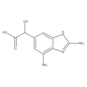 2-(2,4-Diamino-1H-benzo[d]imidazol-6-yl)-2-hydroxyacetic acid Structure