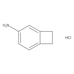 Bicyclo[4.2.0]octa-1,3,5-trien-3-amine hydrochloride Structure
