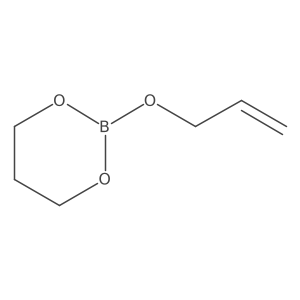 2-(Allyloxy)-1,3,2-dioxaborinane结构式