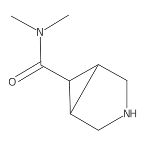 (1R,5S,6R)-N,N-dimethyl-3-azabicyclo[3.1.0]hexane-6-carboxamide Structure