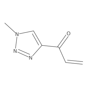 1-(1-methyl-1H-1,2,3-triazol-4-yl)prop-2-en-1-one Structure