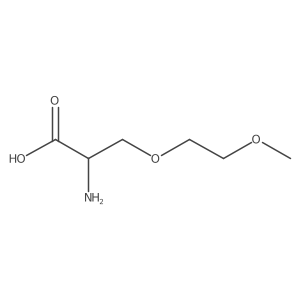 (2R)-2-amino-3-(2-methoxyethoxy)propanoic acid结构式