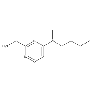 2-(aminomethyl)-N-butyl-N-methylpyrimidin-4-amine Structure