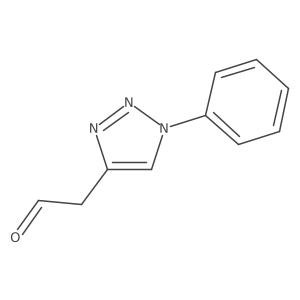 2-(1-phenyl-1H-1,2,3-triazol-4-yl)acetaldehyde结构式