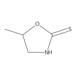 (5R)-5-Methyl-2-oxazolidinethione结构式