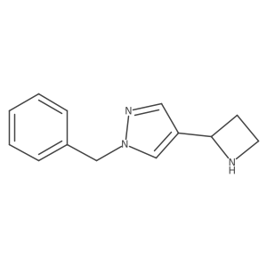 4-(Azetidin-2-yl)-1-benzyl-1h-pyrazole Structure