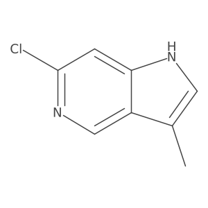 6-Chloro-3-methyl-1H-pyrrolo[3,2-c]pyridine Structure