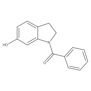 (2,3-Dihydro-6-hydroxy-1H-indol-1-yl)phenylmethanone Structure
