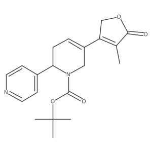 5-(2,5-Dihydro-4-methyl-5-oxo-3-furanyl)-3,6-dihydro-[2,4-bipyridine]-1(2h)-carboxylic acid 1,1-dimethylethyl ester Structure