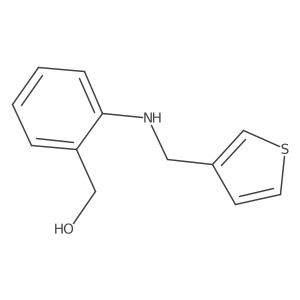 {2-[(Thiophen-3-ylmethyl)amino]phenyl}methanol Structure