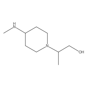 (2R)-2-[4-(methylamino)piperidin-1-yl]propan-1-ol Structure
