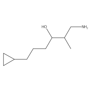 1-Amino-6-cyclopropyl-2-methylhexan-3-ol Structure