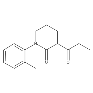 1-(2-Methylphenyl)-3-propanoylpiperidin-2-one Structure