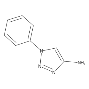 1-phenyl-1H-1,2,3-triazol-4-amine结构式
