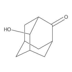 Rel-(1R,3S,5S,7R)-4-hydroxyadamantan-2-one Structure
