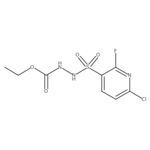 N'-[(6-chloro-2-fluoropyridin-3-yl)sulfonyl]ethoxycarbohydrazide Structure