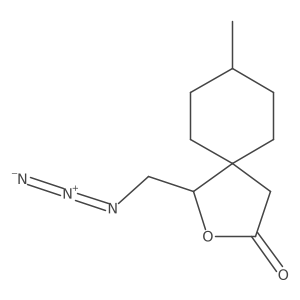1-(Azidomethyl)-8-methyl-2-oxaspiro[4.5]decan-3-one结构式