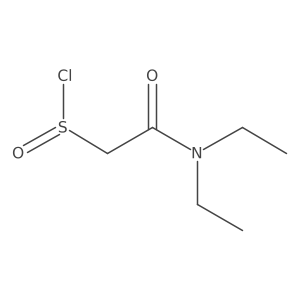 (Diethylcarbamoyl)methanesulfinyl chloride结构式