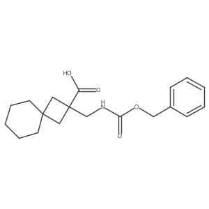 2-({[(Benzyloxy)carbonyl]amino}methyl)spiro[3.5]nonane-2-carboxylic acid Structure