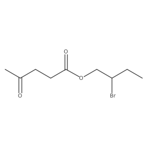 2-Bromobutyl 4-oxopentanoate结构式