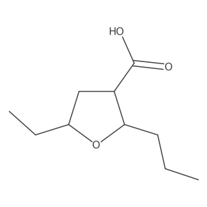 5-Ethyl-2-propyloxolane-3-carboxylic acid Structure
